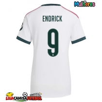 Camisa de Futebol Real Madrid Endrick #9 Equipamento Principal Mulheres 2026-27 Manga Curta